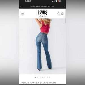 Revice Denim VENUS FLARES ECLIPSE WASH